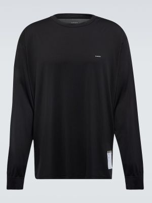 Camiseta de tela jersey Satisfy negro