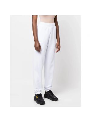 Pantalones de chándal con bordado Moncler blanco