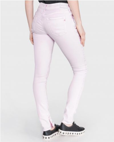 Skinny džíny Replay růžové