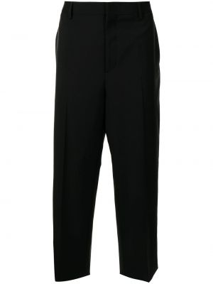 Pantalones con bordado Valentino negro
