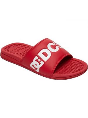 Klapki Dc Shoes czerwone