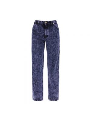 Fioletowe proste jeansy Marni