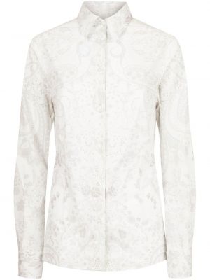 Φλοράλ πουκάμισο με σχέδιο Etro λευκό