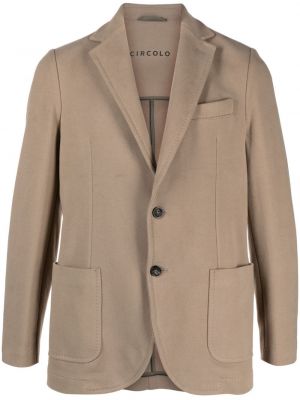 Jersey blazer aus baumwoll Circolo 1901 braun