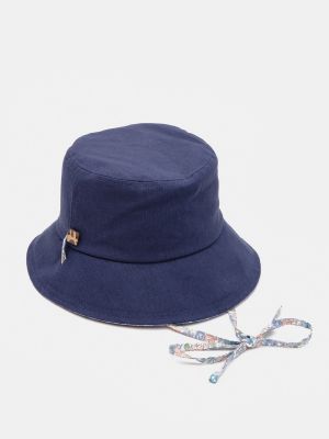 Sombrero de lino de algodón Aranda azul