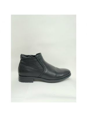 Ботинки Paolo Conte, зимние, натуральная кожа, резинка в подъеме, укрепленный мысок, утепленные, 45 черный