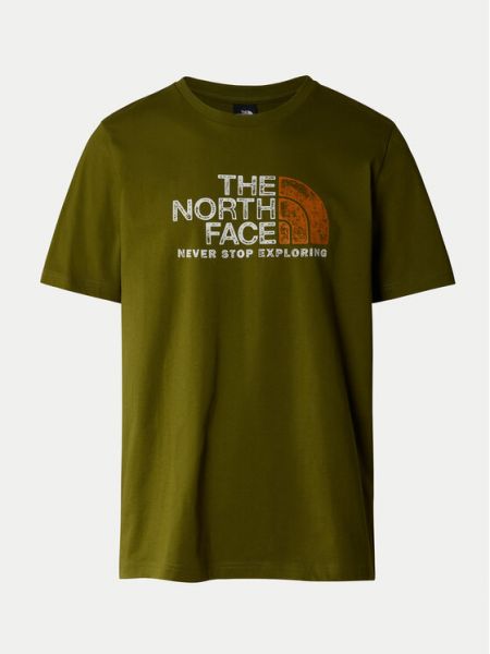 Marškinėliai The North Face žalia