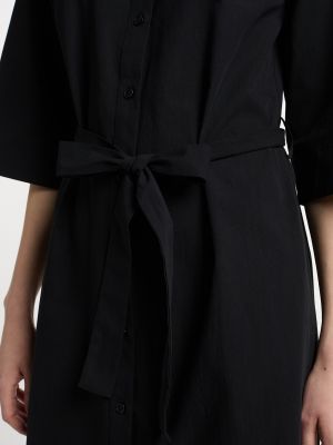 Košeľové šaty Dreimaster Klassik čierna