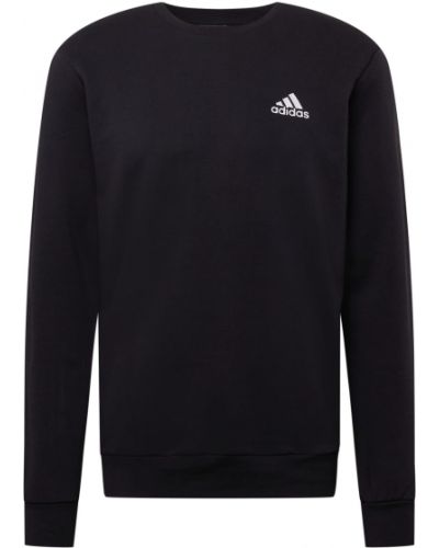 Флийс пуловер Adidas Sportswear черно