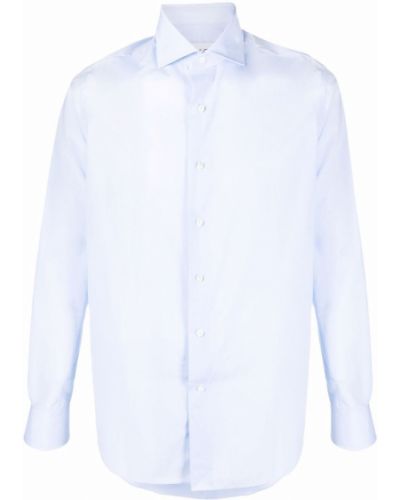 Βαμβακερό πουκάμισο D4.0 μπλε