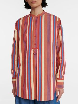 Памучна блуза на райета Loro Piana