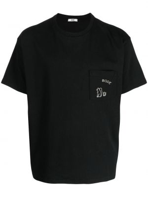Памучна тениска Bode черно