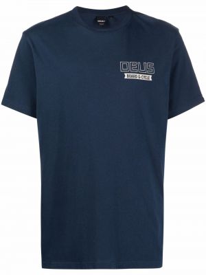 Camiseta con estampado Deus Ex Machina azul