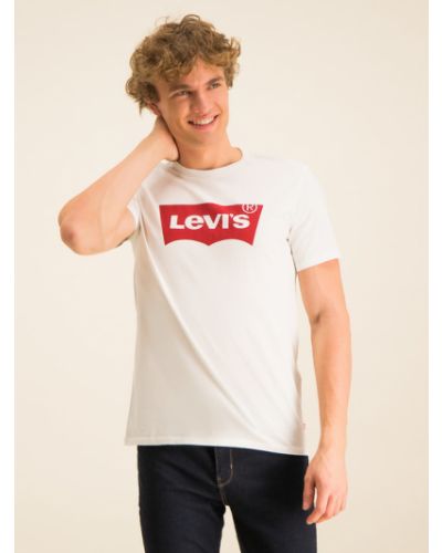 Koszulka z nadrukiem Levi's biała