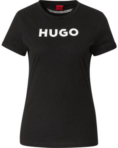 Majica slim fit Hugo crna