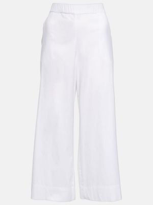 Voľné džínsy s vysokým pásom Max Mara biela