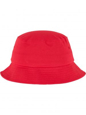 Bavlnený klobúk Flexfit červená