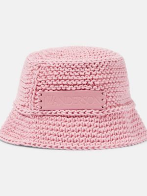 Strick mütze aus baumwoll Jw Anderson pink