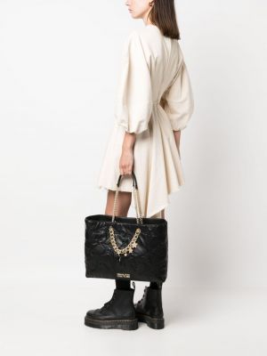 Stern leder shopper handtasche Versace Jeans Couture