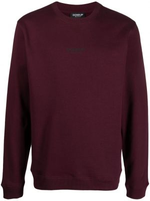 Sweatshirt aus baumwoll mit print Dondup rot