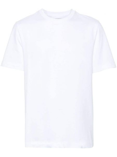 Bavlněné tričko s potiskem Helmut Lang bílé