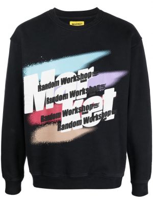Sweatshirt aus baumwoll mit print Market