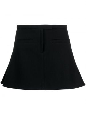 Krepové mini sukně Courrèges černé
