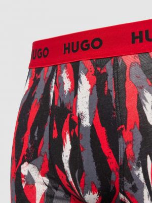 Bokserki slim fit Hugo czerwone