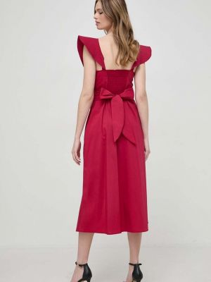 Midi šaty Liviana Conti růžové