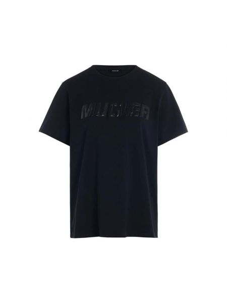 Koszulka bawełniana Mugler czarna
