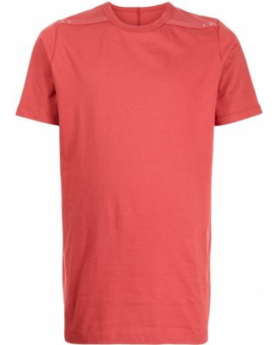 Camiseta de cuello redondo Rick Owens rojo