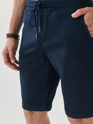 Slim fit kratke hlače z žepi Altinyildiz Classics modra