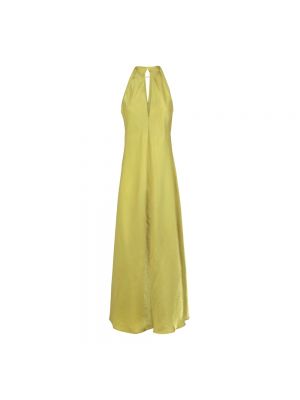 Sukienka długa Solotre żółta