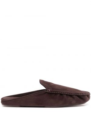 Slip-on seemisnahksed loafer-kingad Auralee pruun