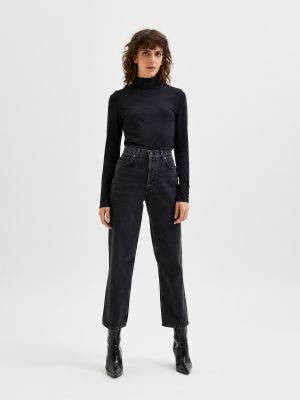 Pantalon Selected Femme noir