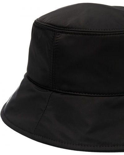 Sombrero con bordado Moncler negro