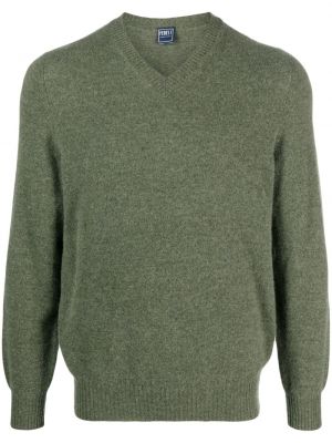 Кашмирен пуловер от филц Fedeli зелено