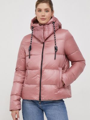 Pernata jakna Deha ružičasta