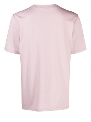 Bavlněné tričko Hanro růžové