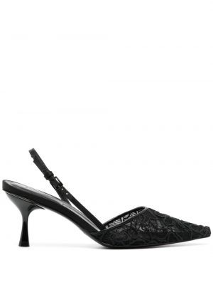 Pantofi cu toc slingback Simkhai negru