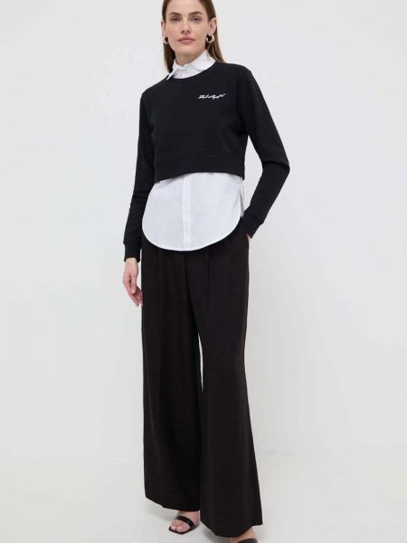 Однотонний светр Karl Lagerfeld чорний