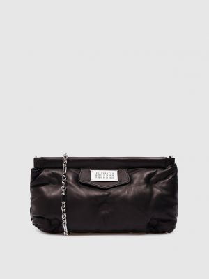 Кожаная сумка Maison Margiela черная