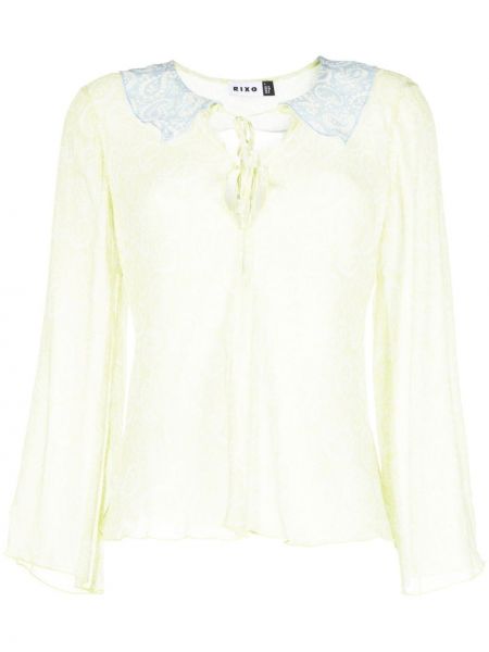 Блуза с принт с пейсли десен Rixo