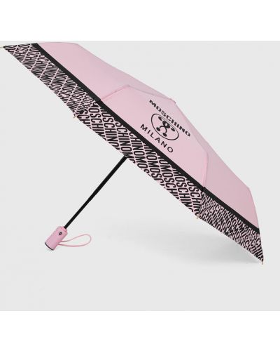 Parasol Moschino, różowy