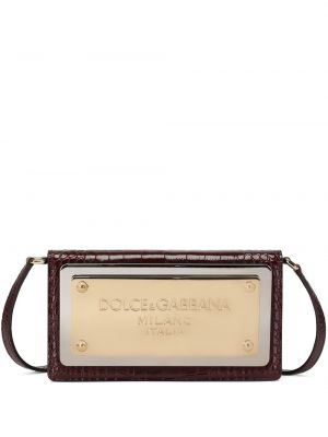 Кожени чанта Dolce & Gabbana