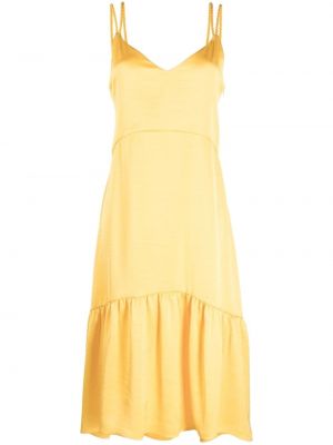 Плетена миди рокля Claudie Pierlot жълто