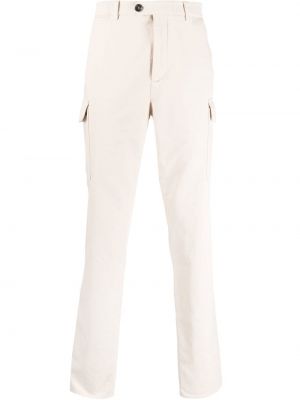 Pantaloni cu picior drept Brunello Cucinelli bej