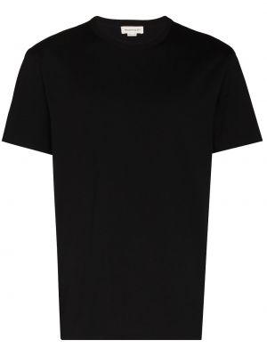 T-shirt con stampa Alexander Mcqueen nero