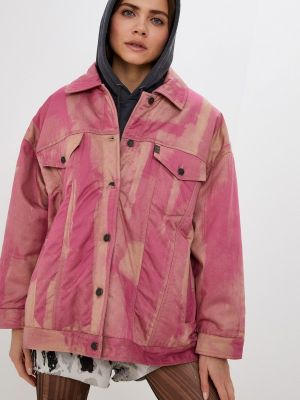 Джинсовая куртка Diesel, розовая