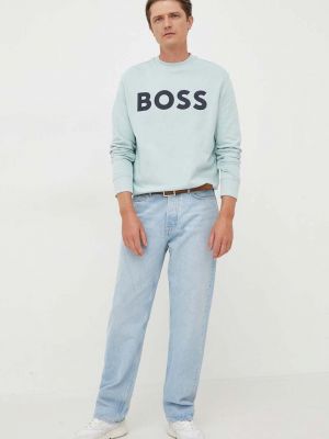 Bluza z nadrukiem Boss Orange